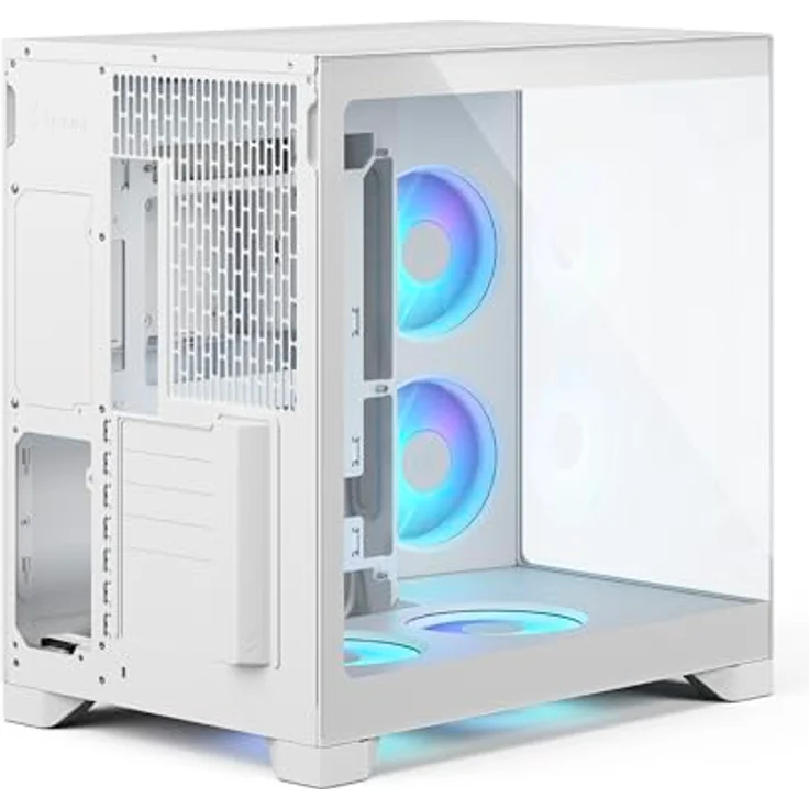 Fractal Design Pop 2 Vision RGB, Tower-Gehäuse mit Panorama-Glas, für Grafikkarten bis 412 mm, inklusive 4 Reverse-Blade-Lüfter, weiss – Bild 16