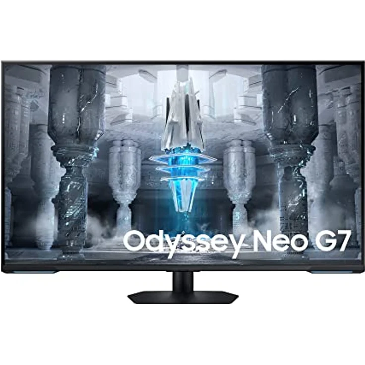 Samsung Odyssey Neo G70C Gaming Monitor S43CG700NU, 43 Zoll, VA-Panel, UHD-Auflösung, AMD FreeSync Premium Pro, 1 ms (MPRT) Reaktionszeit, Bildwiederholrate 144 Hz, Schwarz – Bild 1