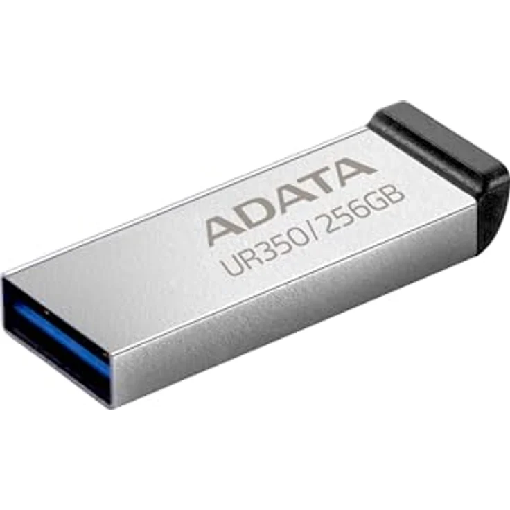 ADATA UR350 256GB USB-Stick, USB 3.2, kappenloses Metallgehäuse, wasser-, stoß- und staubresistent – Bild 3