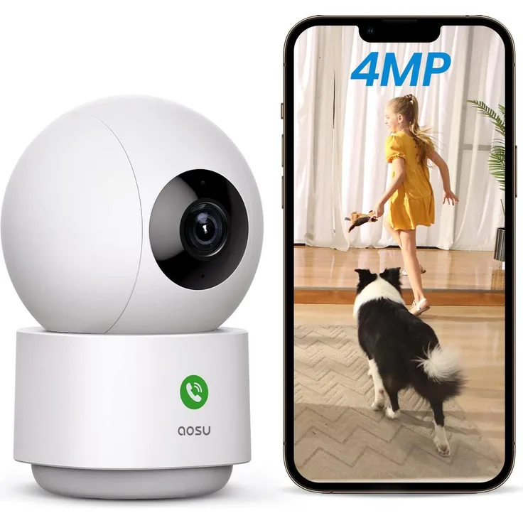 Aosu Indoorcam P1 Pro, Netzwerkkamera mit HD-Videoauflösung und Nachtsicht