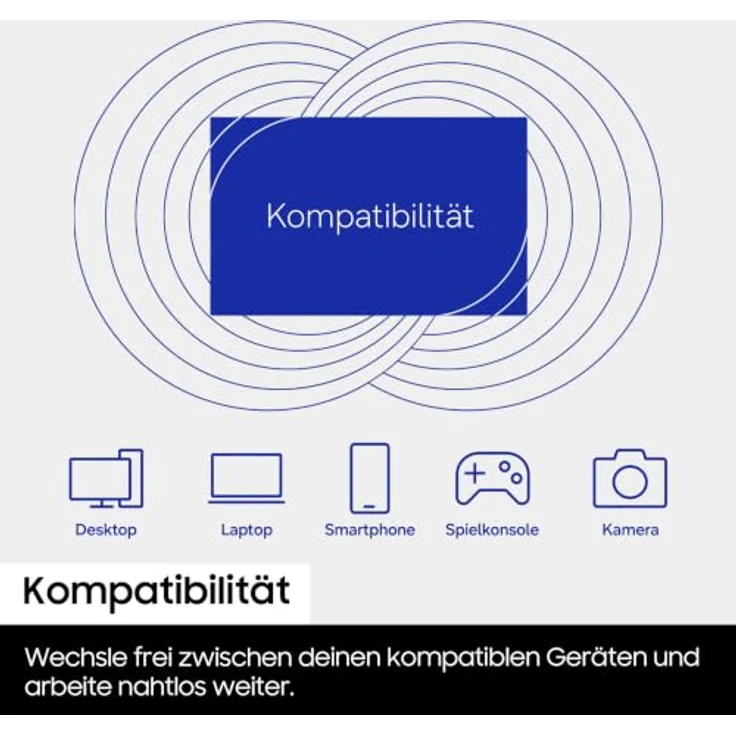 Samsung Portable SSD P7, 1TB externe SSD mit USB4, 4000 MB/s lesen, weiß – Bild 4