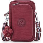 Kipling Basic Telmo Handytasche, 11 cm x 3.5 cm x 18 cm, rot aus 100% Polyamid