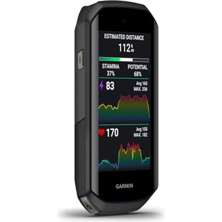 Garmin Edge 1050 Bundle, GPS-Fahrradcomputer mit 3,5-Zoll-LCD-Display, Herzfrequenz-Brustgurt, Geschwindigkeitssensor und Trittfrequenzsensor, bis zu 60 Stunden Akkulaufzeit – Bild 2