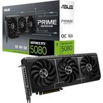 ASUS Prime GeForce RTX 5080 OC Edition 16GB GDDR7 Gaming Grafikkarte (Nvidia GeForce RTX5080, SFF-Ready, PCIe 5.0, 1x HDMI 2.1b, 3x DisplayPort 2.1a, Vapor Chamber, Dual-BIOS-Schalter, PRIME-RTX5080-O16G)