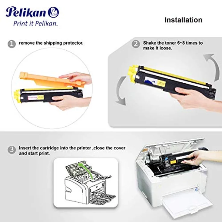 Pelikan Tonerpatrone kompatibel mit Brother TN245Y, yellow High Capacity, 2200 Seiten – Bild 4