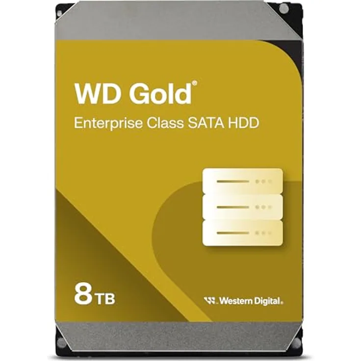 WD Gold (8 TB, 3.5", CMR), Festplatte