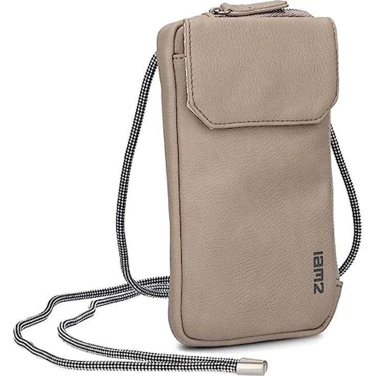 Zwei Mademoiselle.M Handytasche, 10 cm, braun, 100% Polyurethan, kompakte Größe – Bild 1