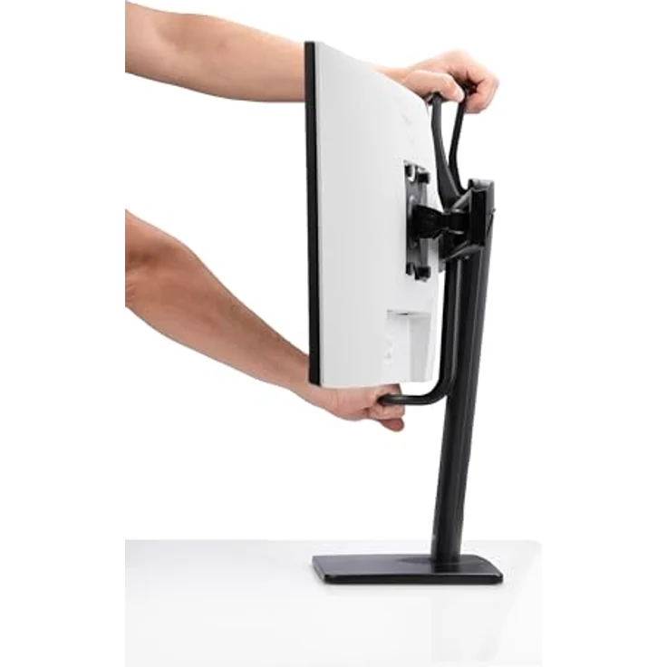 StarTech Monitorständer für 2 Monitore, Höhenverstellbare Monitorhalterung für 27" Displays, Tragkraft 12kg, stahl/aluminium, inkl. Kabelmanagement – Bild 5