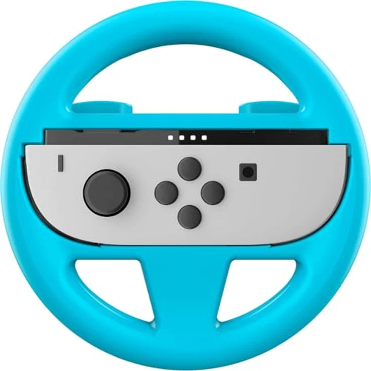 Nacon NA028249 Gaming-Controller Set mit roten und blauen Steuerrädern für Nintendo Switch 2, ergonomisch und für Rennspiele optimiert – Bild 4