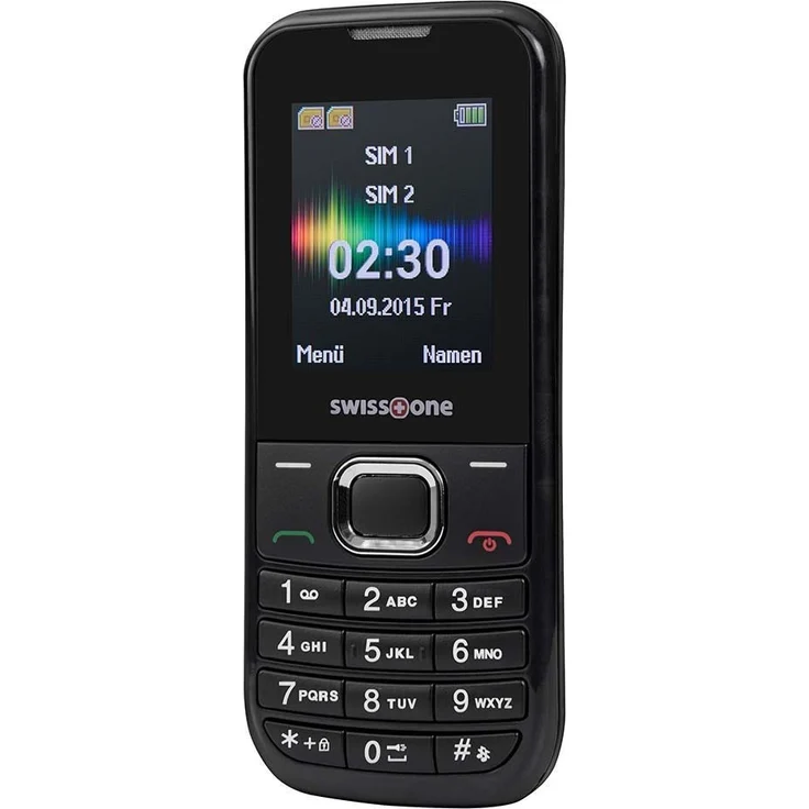 swisstone SC 230 - Dual SIM Handy Pixel (extra großes beleuchtetes Farbdisplay) schwarz – Bild 3