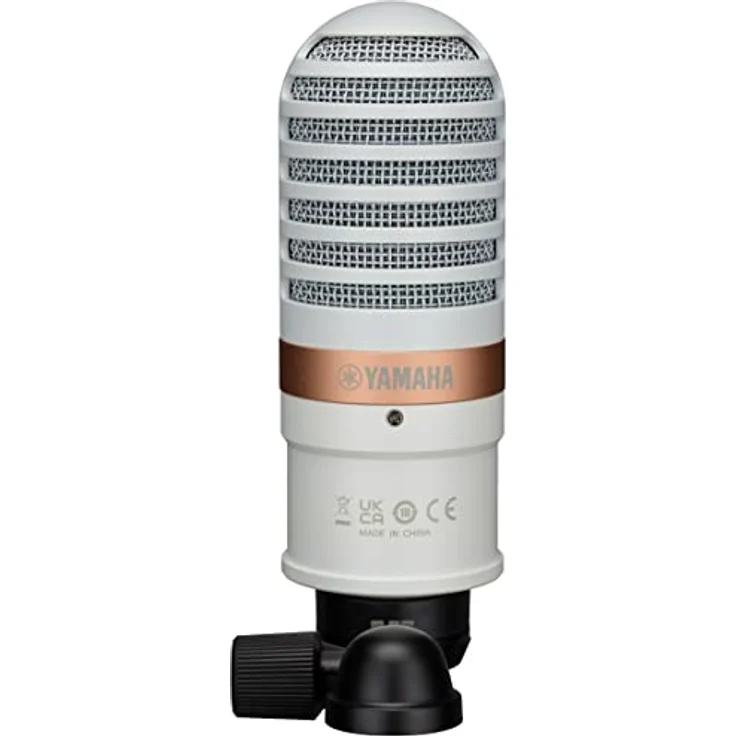 Yamaha YCM01 Kondensatormikrofon in Studioqualität – Hochauflösendes Audio-Streaming, Aufnahme und Wiedergabe, XLR-Anschluss – In Weiß – Bild 2