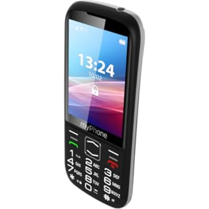 myPhone Halo 4 LTE Seniorenhandy ohne Vertrag, Dual-SIM, 3,5 Zoll Display, 2500-mAh-Akku, SOS-Taste und Fackel, Schwarz – Bild 2