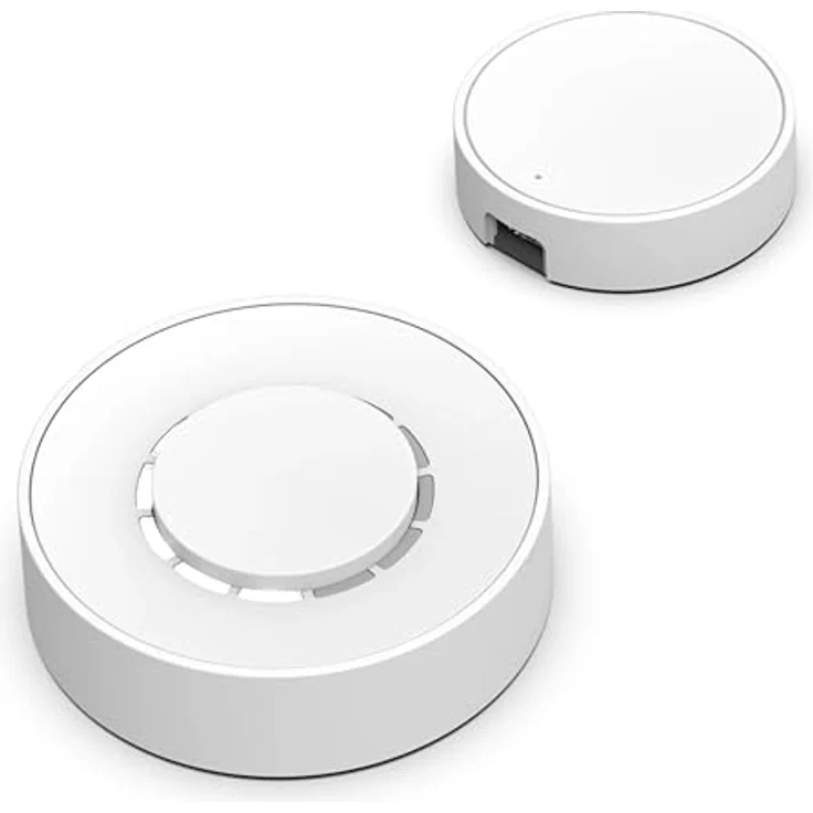 Flic Twist Starter-Pack: Kabelloser Smart Home-Controller – Steuern Sie Licht, Musik, Jalousien & Routinen mit Drücken, Drehen, Doppeldrücken, voll konfigurierbar, inkl. Flic Twist & Hub Mini – Bild 1