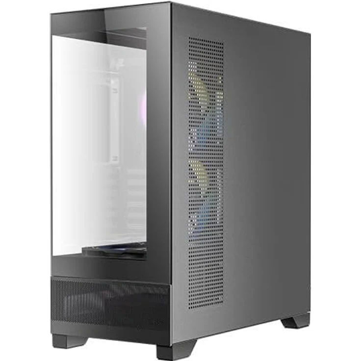 Antec CX700 ARGB Noir, PC Gehäuse mit 270° Panoramablick, fünf RGB-Lüftern und wassergekühlter Unterstützung, Schwarz – Bild 3