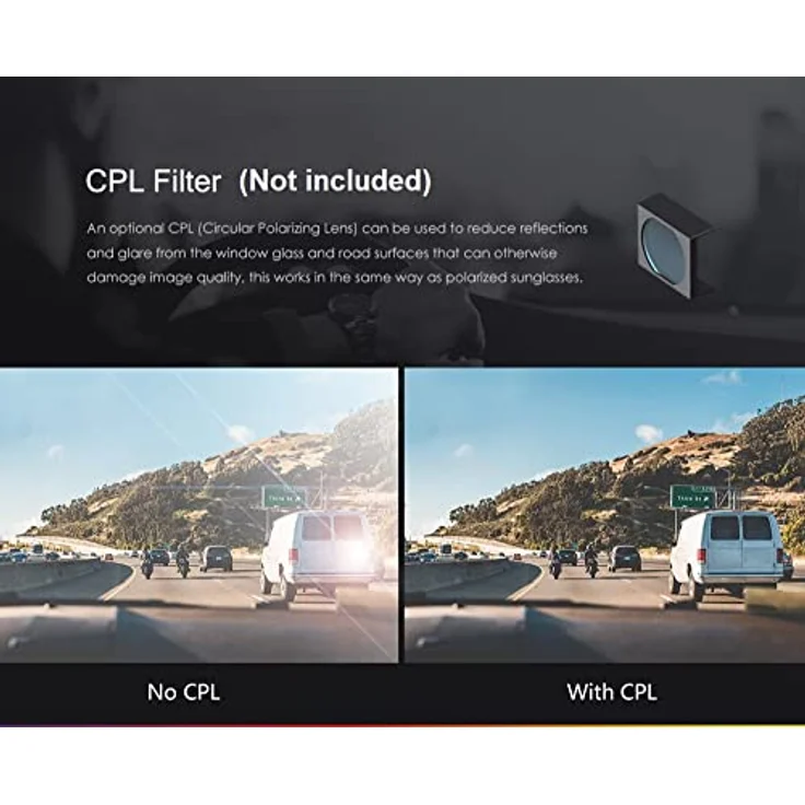 VIOFO A129 PLUS DUO-G, Dashcam mit 2K Frontkamera, 1080p Rückkamera, WiFi, GPS und Parkmodus – Bild 8