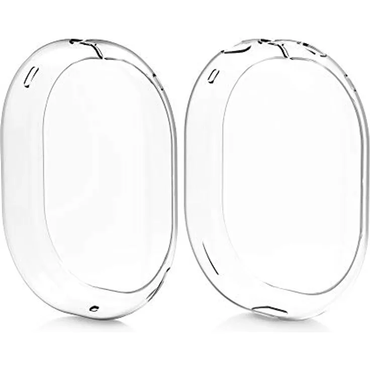 kwmobile TPU Silikon Cover kompatibel mit Apple AirPods Max Hülle - Transparente Kopfhörer Schutzhülle aus robustem Silikon