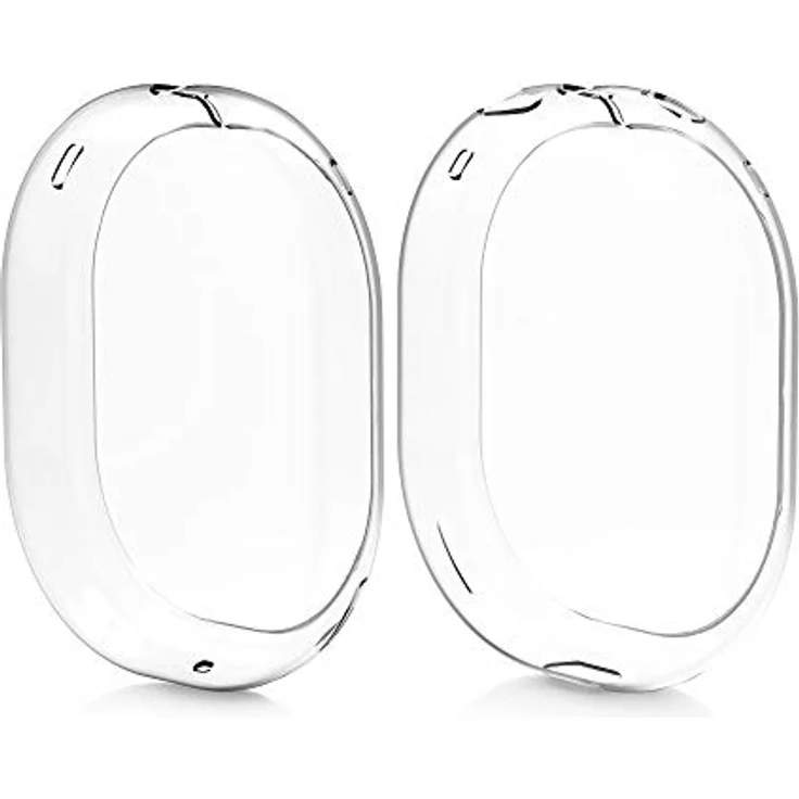 kwmobile TPU Silikon Cover kompatibel mit Apple AirPods Max Hülle - Transparente Kopfhörer Schutzhülle aus robustem Silikon – Bild 1