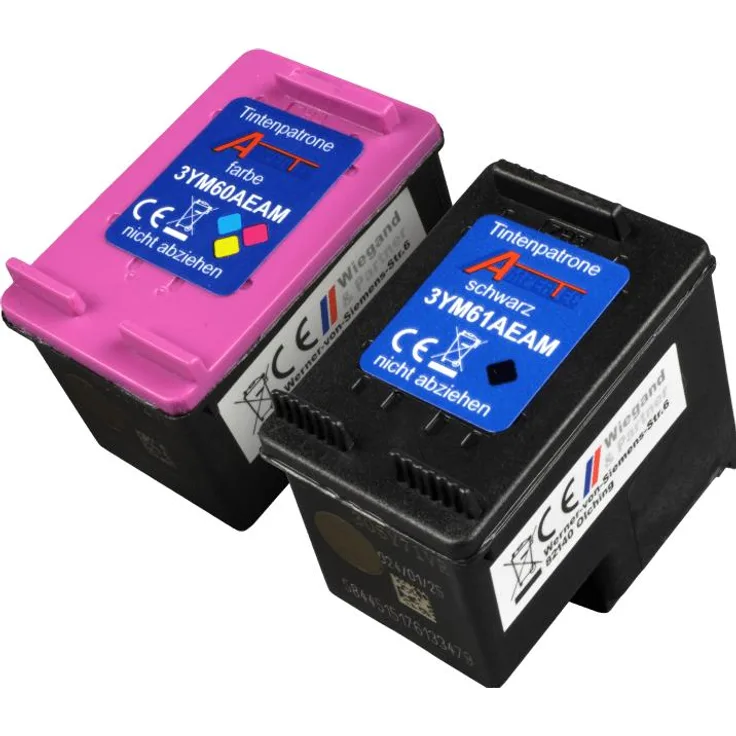 Ampertec Druckerpatrone HP 305 Doppelpack KCMY (M, C, Y, BK) - Ersatzpatronen für hochwertigen Druck