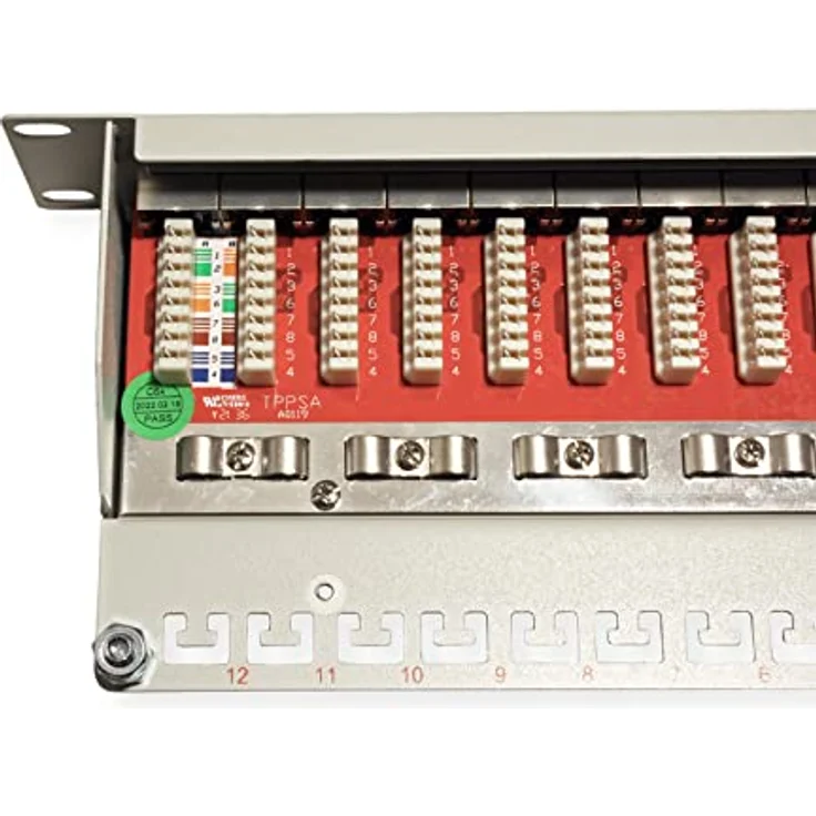 ROLINE 10"-Patchpanel 12 Ports, Kat.6A (Class EA), geschirmt – Bild 5