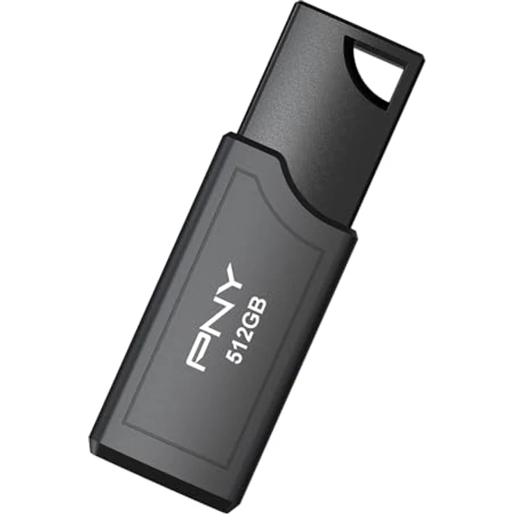 PNY Pro Elite V3 USB 3.2, USB Stick mit 512 GB, hohe Übertragungsraten bis zu 1000 MB/s, Metallgehäuse, schwarz – Bild 8