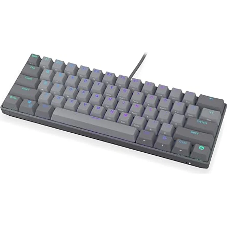 Endorfy Thock V2 Compact, Mechanische Gaming-Tastatur mit USB-Anschluss und ARGB-Beleuchtung, US Layout – Bild 1