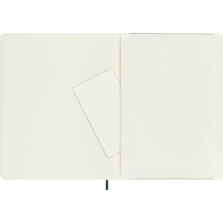 Moleskine Notizbuch Classic, Xlarge, kariert, Soft Cover, Myrtengrün, abgerundete Ecken, Gummibandverschluss, elfenbeinweißes Papier – Bild 6