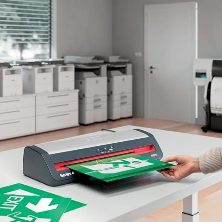GBC Laminiergerät 480HS, Hochgeschwindigkeits-Laminierer A3 mit 800 mm/min, 75-175 µm Folienstärke, EU Version, automatische Abschaltung – Bild 3