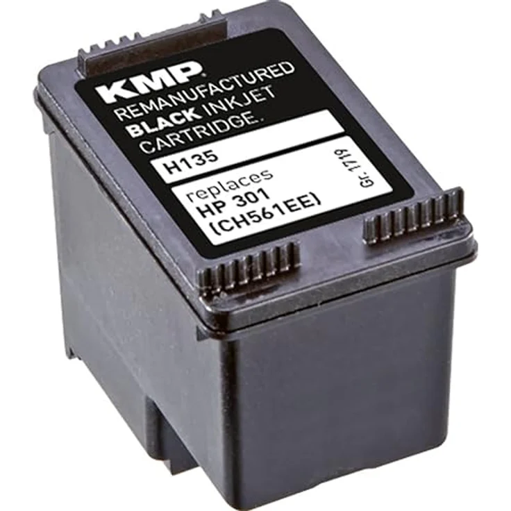 KMP H135, Black Tintenpatrone ERSETZT HP 301, 3ml Füllmenge, 1-tlg – Bild 3