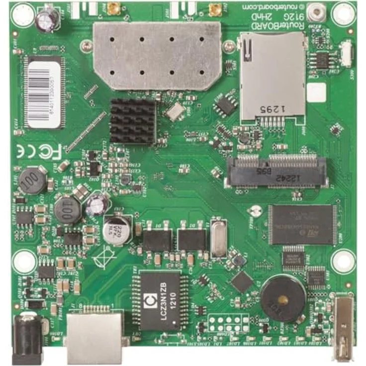 MikroTik, RouterBOARD 912UAG mit 600 MHz Atheros-CPU, 64 MB RAM, 1 x Gigabit LAN, USB, MiniiPCIe – Bild 2