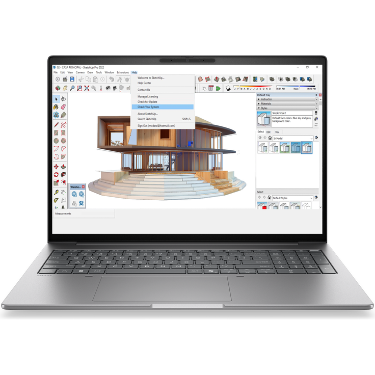 HP ZBook 8 G2a 16 DK3B7ET, 16" WQXGA IPS Laptop, AMD Ryzen AI 7 PRO 450, 64GB RAM, 1TB SSD, Windows 11 Pro, silber