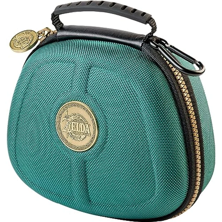 Nintendo Big Ben Gaming Case for Zelda Controller - Green, Schutz für Konsolen mit Link Motiven, harte Clutch und verstellbarem Ständer – Bild 3