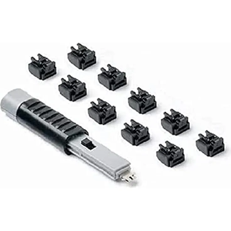 SmartKeeper ESSENTIAL / 10 x RJ45 Port Blockers mit 1 x Lock Key Basic / Schwarz