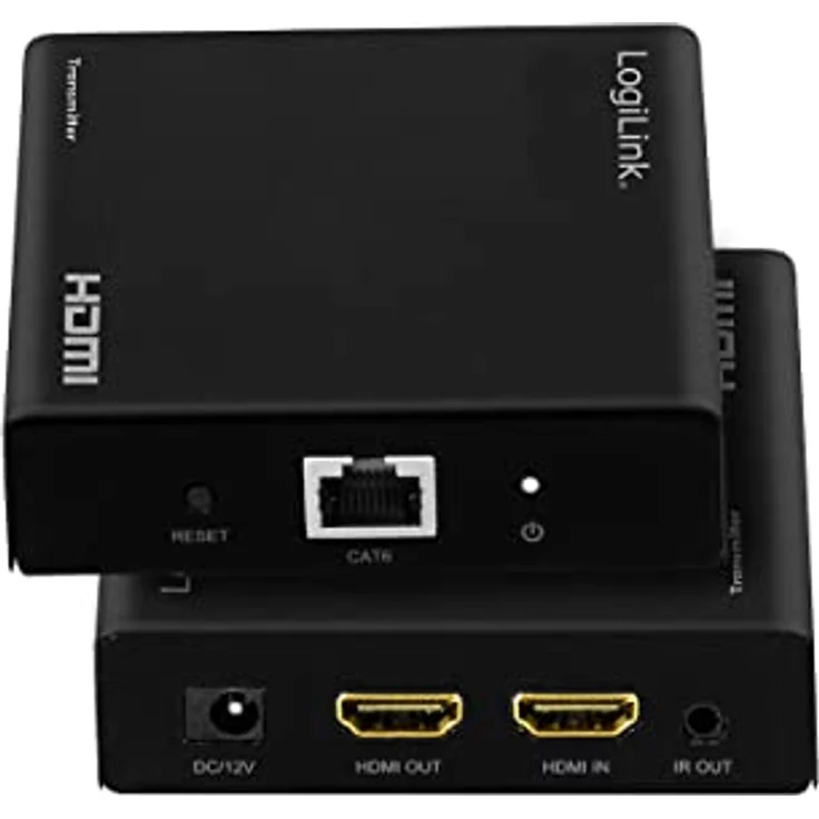 LogiLink HD0030 - HDMI-Extender/Splitter-Set Over LAN, 1x2-Port, 70m, 4K/60 Hz – Bild 5