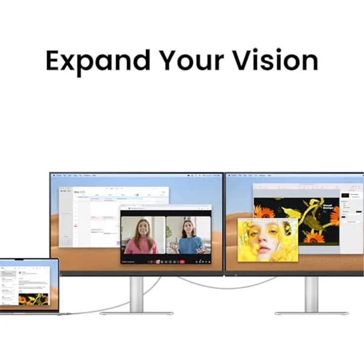 BenQ MA270S 5K Designer Monitor 68,58 cm (27 Zoll) silber 5K, 16:9, 5ms, 450cd/m², 2x USB-C, 2x Thunderbolt 4, HDR10, VESA DisplayHDR 400, KVM, Glossy – Bild 11