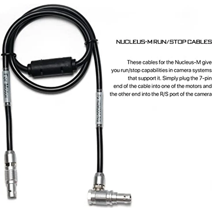 Tilta Nucleus-M Run/Stoppkabel kompatibel mit Komodo Kamera Zubehör männlich RS-01-RD4, 7-poliger Stecker, 68,6 cm lang, in Rot. – Bild 5