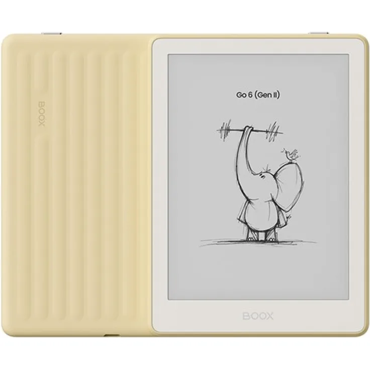 Onyx Boox Go 6 (Gen 2) - E-Book-Reader mit 6 Zoll 300 PPI ePaper-Display, 3GB RAM, 32GB Speicher, Custard-Farbe
