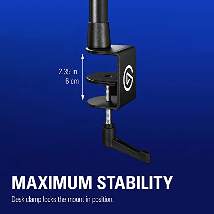 Elgato Master Mount L - Tischklemme mit ausfahrbarer Stange auf bis zu 125 cm, ¼-Zoll-Gewinde, Belichtung, Kameras und Mikrofone befestigen, perfekt für Streaming, Videokonferenzen und Studios – Bild 5