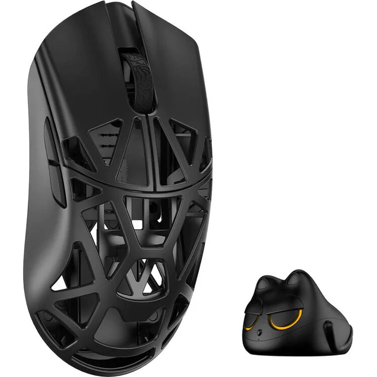 WLMouse Beast X Mini Pro, kabellose Gaming-Maus mit Omron Optical Switches, 34 g, 8000 Hz, schwarz – Bild 1