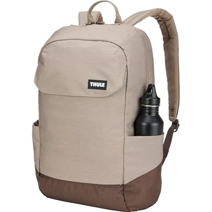 Thule Lithos Backpack 20L, Freizeitrucksack mit gepolstertem Laptopfach, Tinted Taupe/Nuanced Brown, robustes Material und mehrere Taschen – Bild 3
