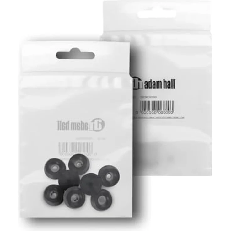 Adam Hall Hardware 4903 M8 AH - 8er Set Gummifuß 20 x 9 mm schwarz im Beutel – Bild 3