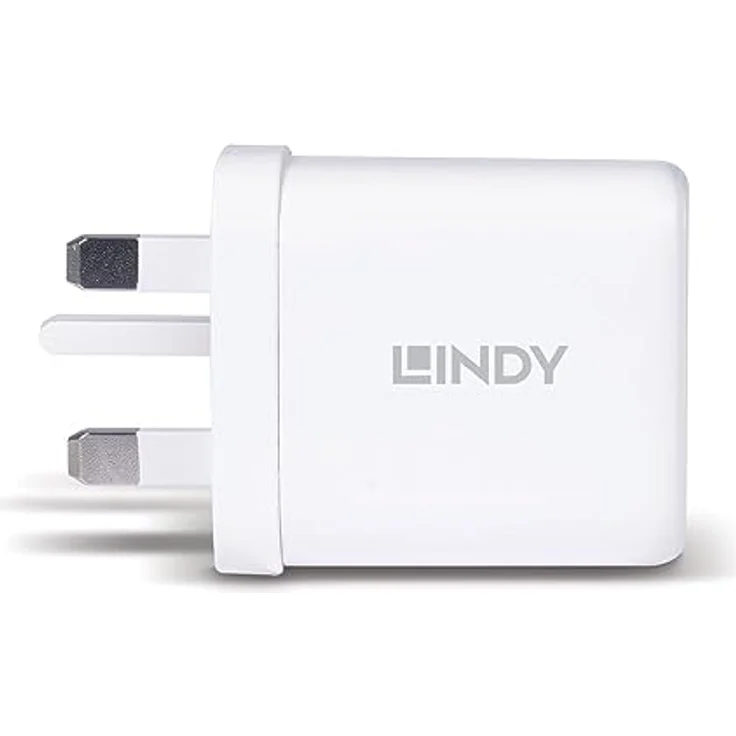 Lindy USB Ladegerät Typ A+C GaN Charger 65W, weiß - Schnellladefunktion mit 65W Power Delivery und 45W Schnellladung – Bild 4