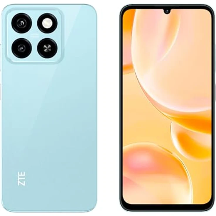 ZTE Smartphone Blade A55 Android 14, 6,75 Zoll HD+ Display, 4GB RAM 64GB Speicher, 13MP KI-Hauptkamera - Blau – Bild 1