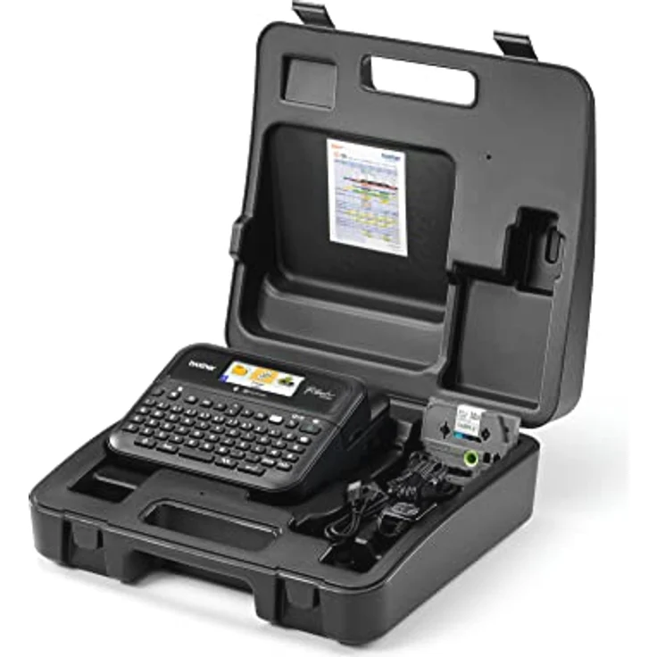 Brother PT-D610BT, Etikettendrucker mit Bluetooth 5.0, hochauflösendem Druck und automatischem Schneidegerät, Schwarz – Bild 4