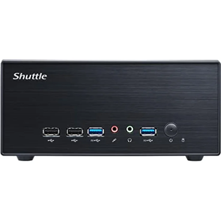 Shuttle XH610G2 S1700 H610 BLACK 180W, Desktop-PC ohne Betriebssystem, Schwarz – Bild 1