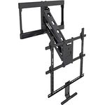 myWall HP55L TV-Wandhalter für Flachbildschirme 42“ – 65“ (107 – 165 cm) Tragkraft bis 28 kg, integrierte Gasdruckfeder, inkl. Halterung für Soundbar