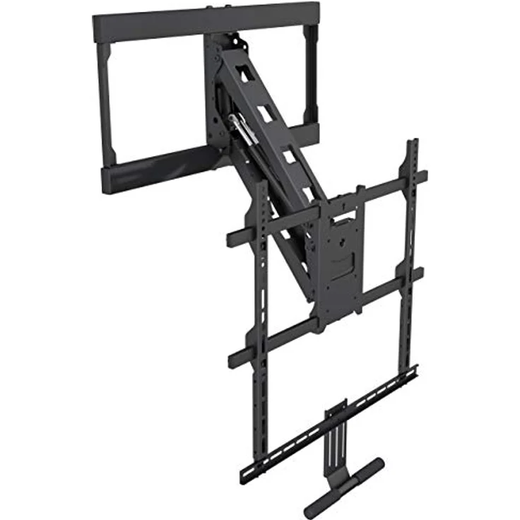 myWall HP55L TV-Wandhalter für Flachbildschirme 42“ – 65“ (107 – 165 cm) Tragkraft bis 28 kg, integrierte Gasdruckfeder, inkl. Halterung für Soundbar – Bild 1