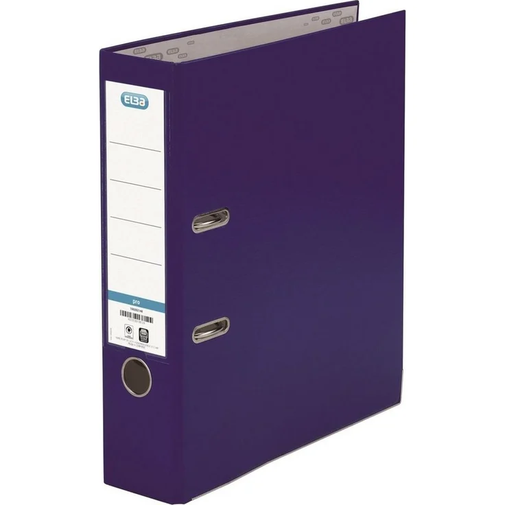 ELBA Aktenordner Ordner smart Pro PP/Papier - A4, 80 mm, dunkelblau, strapazierfähige PP-Folie, ELBA Premium-Mechanik – Bild 1