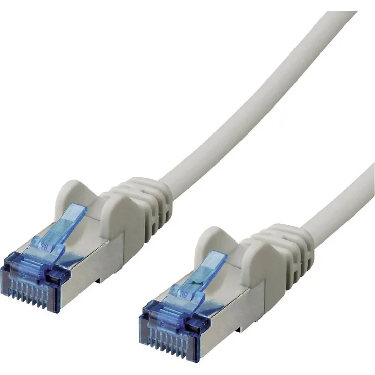 ABUS TVAC40841 CAT 6A S/FTP PIMF Netzwerk Kabel, 10 m, RJ45-Stecker, bis zu 10 Gbit/s
