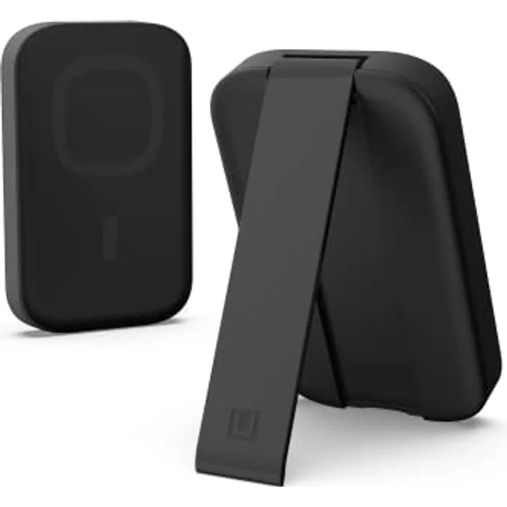 U by UAG [U] Lucent MS Powerstand zur magnetischen Aufladung von iPhone 14 Pro Max/iPhone 14 Pro/iPhone 14 / iPhone 14 Plus UVM. [4000mAh, Inkl. USB-C auf USB-A Kabel, LED Anzeige] schwarz – Bild 1