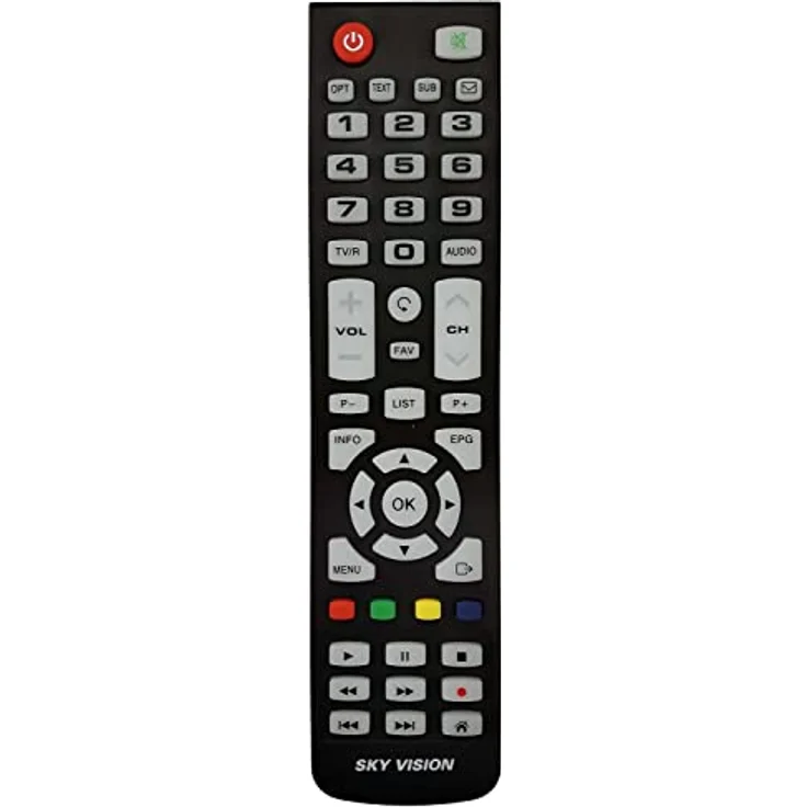 Sky Vision Vision DVB-T2 Receiver für Italien (Italienische Menüführung, HD-Empfänger, Antennen-Receiver, HEVC H.265 Decoder, HDMI, USB 2.0, LAN, SCART, Dolby DIGITAL Plus), schwar 150T – Bild 4